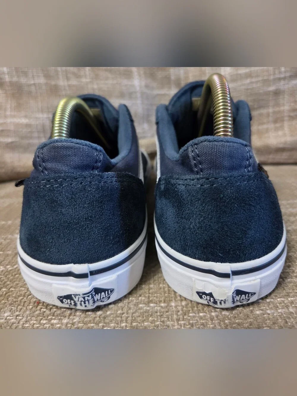 Vans Chapman Stripe Navy Blue Low Top Sneakers Youth Size 6.0 Women's 7.5 721356